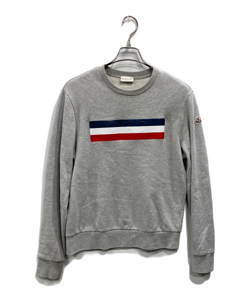 MONCLER（モンクレール）MONCLER (モンクレール) MAGLIA GIRCOLO グレー サイズ:Mの古着・服飾アイテム