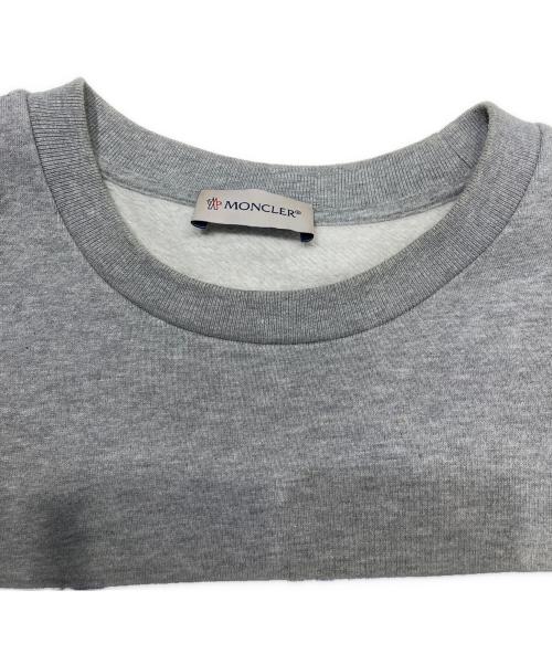 MONCLER（モンクレール）MONCLER (モンクレール) MAGLIA GIRCOLO グレー サイズ:Mの古着・服飾アイテム