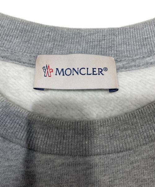 MONCLER（モンクレール）MONCLER (モンクレール) MAGLIA GIRCOLO グレー サイズ:Mの古着・服飾アイテム