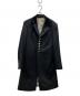 Vivienne Westwood man（ヴィヴィアン ウェストウッド マン）の古着「6連オーブボタン ウールカシミヤ チェスターコート」｜ブラック