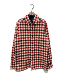 agnes b homme（アニエスベーオム）の古着「CASQUETTE チェック シャツジャケット」｜レッド