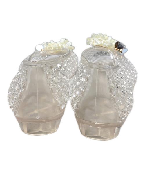 HEAVENLY JELLY（ヘブンリージェリー）HEAVENLY JELLY (ヘブンリージェリー) VOW クリア メッシュ フラットシューズ クリア サイズ:24の古着・服飾アイテム