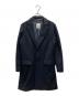SHIPS（シップス）の古着「HAMILTON LAMBSWOOL メルトン ロング チェスターコート」｜ブラック