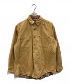 WOOLRICHウールリッチ）の古着「ワークシャツ」｜ブラウン