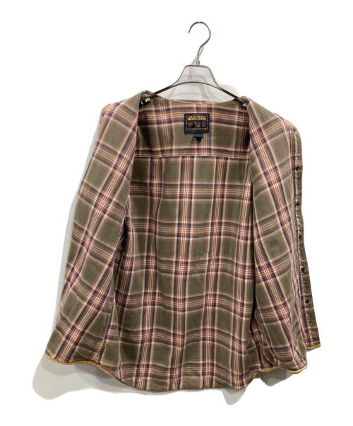 WOOLRICH（ウールリッチ）WOOLRICH (ウールリッチ) ワークシャツ ブラウン サイズ:SIZE Lの古着・服飾アイテム