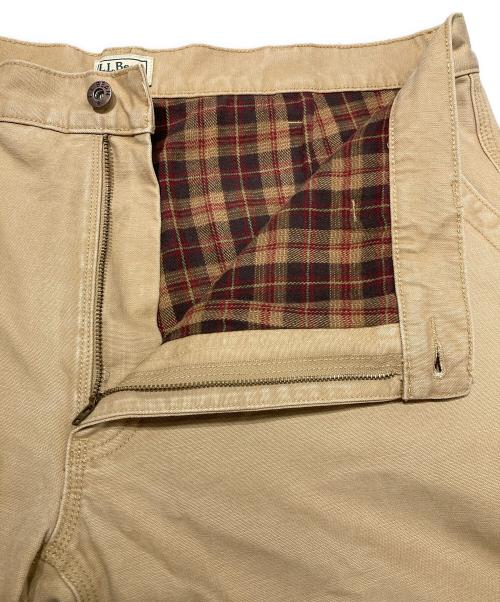 L.L.Bean（エルエルビーン）L.L.Bean (エルエルビーン) ブランケットライニングワークパンツ ブラウン サイズ:SIZE 38の古着・服飾アイテム