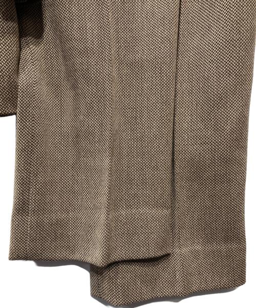Salvatore Ferragamo（サルヴァトーレ フェラガモ）Salvatore Ferragamo (サルヴァトーレ・フェラガモ) ウールセットアップ ブラウン サイズ:40の古着・服飾アイテム