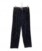 seven by sevenセブンバイセブン）の古着「CORDUROY WIDE PANTS」｜グレー