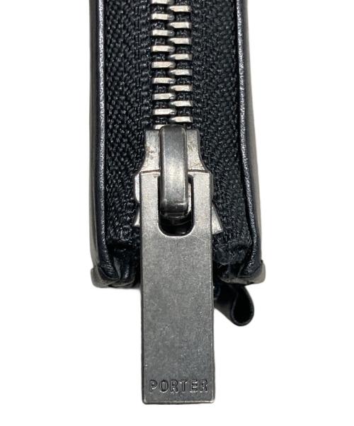 PORTER（ポーター）PORTER (ポーター) PLUME  LONG WALLET（ポーター プリュム ロングウォレット） ブラックの古着・服飾アイテム