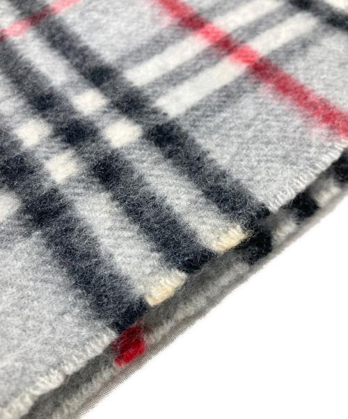 BURBERRY LONDON（バーバリーロンドン）BURBERRY LONDON (バーバリーロンドン) ウールカシミヤ ノヴァチェック マフラー グレーの古着・服飾アイテム