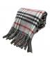 BURBERRY LONDON（バーバリーロンドン）の古着「ウールカシミヤ ノヴァチェック マフラー」｜グレー