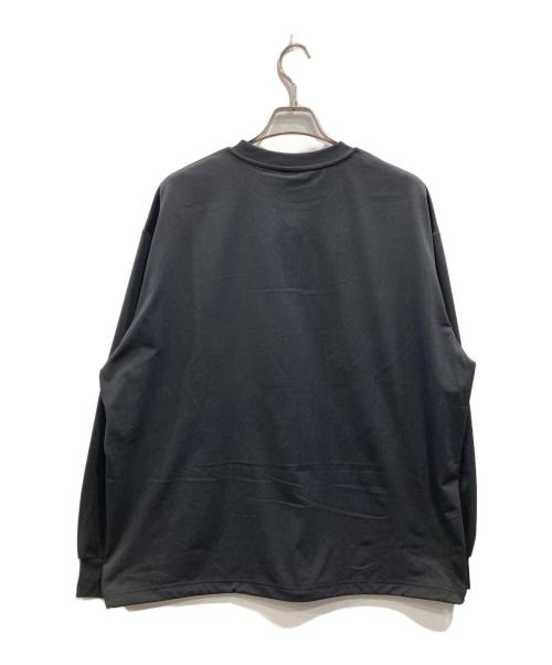+PHENIX（プラスフェニックス）+PHENIX (プラスフェニックス) DRAWSTRING LONG SLEEVE TEE ブラック サイズ:Lの古着・服飾アイテム