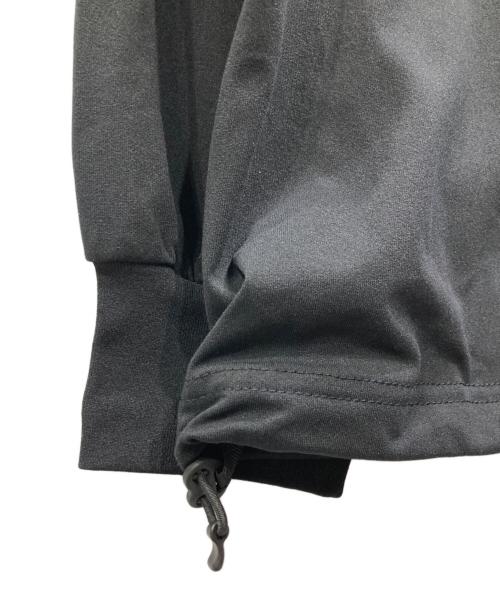 +PHENIX（プラスフェニックス）+PHENIX (プラスフェニックス) DRAWSTRING LONG SLEEVE TEE ブラック サイズ:Lの古着・服飾アイテム