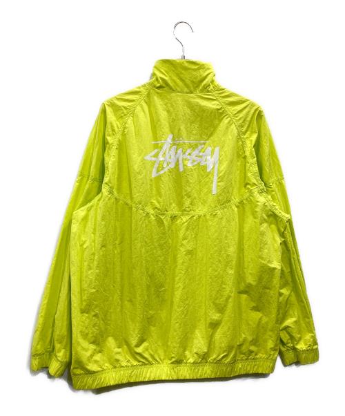 NIKE（ナイキ）NIKE (ナイキ) stussy (ステューシー) WINDRUNNER JACKET(ウィンドランナー ジャケット） 黄緑 サイズ:Lの古着・服飾アイテム