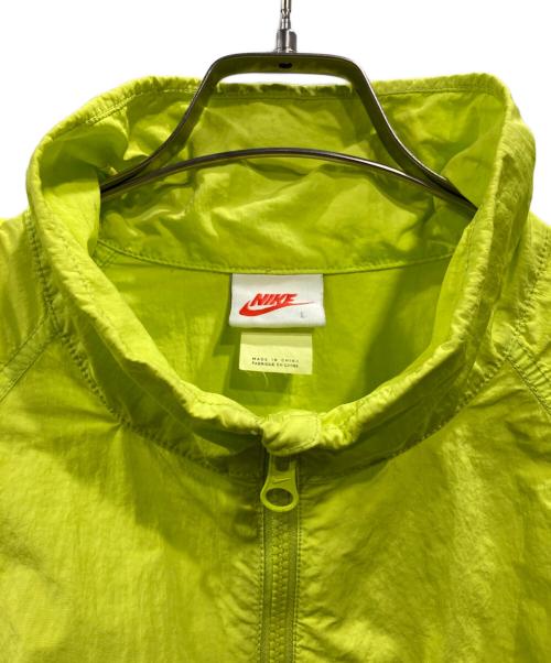 NIKE（ナイキ）NIKE (ナイキ) stussy (ステューシー) WINDRUNNER JACKET(ウィンドランナー ジャケット） 黄緑 サイズ:Lの古着・服飾アイテム
