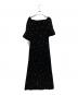 et. UNiVER (エト・ユニヴェール) Sweetheart velour dress ブラウン サイズ:M：8000円