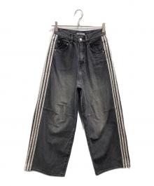 THE TOE（ザ・トゥー）の古着「EMIRATES TRACK DENIM PANTS」｜グレー