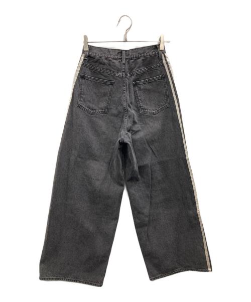 THE TOE（ザ・トゥー）THE TOE (ザ・トゥー) EMIRATES TRACK DENIM PANTS グレー サイズ:Sの古着・服飾アイテム