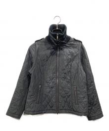 BURBERRY LONDON（バーバリーロンドン）の古着「メガチェックライニング 2WAY キルティングジャケット」｜ブラック