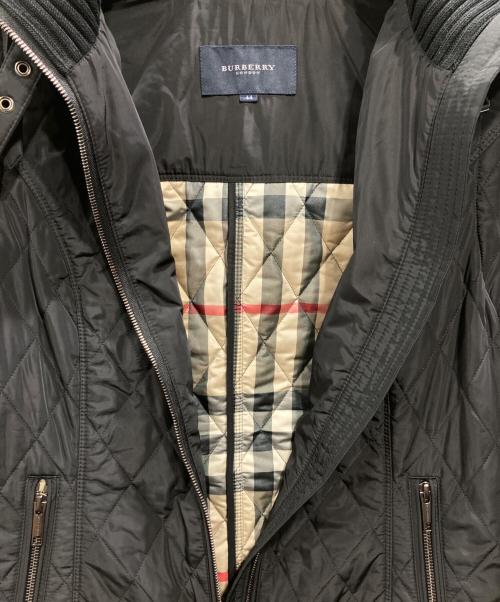 BURBERRY LONDON（バーバリーロンドン）BURBERRY LONDON (バーバリーロンドン) メガチェックライニング 2WAY キルティングジャケット ブラック サイズ:44の古着・服飾アイテム