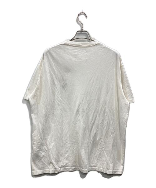 Maison Margiela（メゾンマルジェラ）Maison Margiela (メゾンマルジェラ) フラワーMM エンブロイダード コットンTシャツ ホワイト サイズ:Lの古着・服飾アイテム