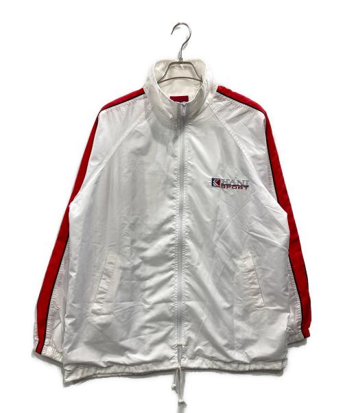KARL KANI（カールカナイ）KARL KANI (カールカナイ) ジップアップジャケット ホワイト サイズ:Lの古着・服飾アイテム