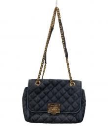 MICHAEL MICHAEL KORS（マイケル マイケルコース）の古着「VIVIANNE MD Quilted Denim Shoulder」｜ネイビー