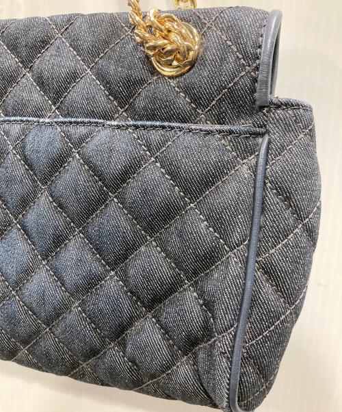 MICHAEL MICHAEL KORS（マイケル マイケルコース）MICHAEL MICHAEL KORS (マイケル マイケルコース) VIVIANNE MD Quilted Denim Shoulder ネイビーの古着・服飾アイテム