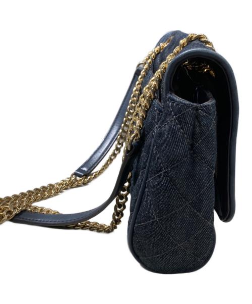 MICHAEL MICHAEL KORS（マイケル マイケルコース）MICHAEL MICHAEL KORS (マイケル マイケルコース) VIVIANNE MD Quilted Denim Shoulder ネイビーの古着・服飾アイテム