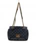 MICHAEL MICHAEL KORS（マイケル マイケルコース）の古着「VIVIANNE MD Quilted Denim Shoulder」｜ネイビー
