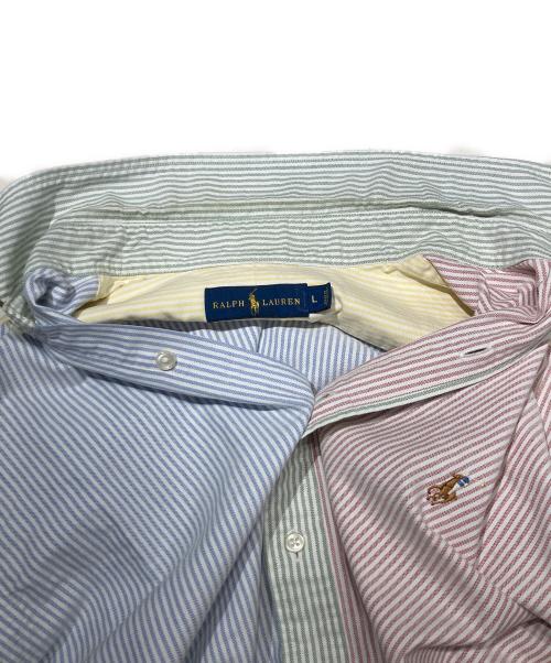 RALPH LAUREN（ラルフローレン）RALPH LAUREN (ラルフローレン) マルチカラー ストライプシャツ マルチカラー サイズ:Lの古着・服飾アイテム