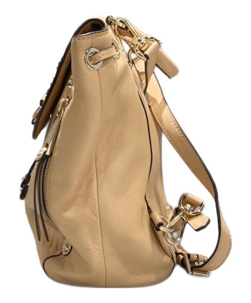 MICHAEL KORS（マイケルコース）MICHAEL KORS (マイケルコース) リュック ベージュの古着・服飾アイテム