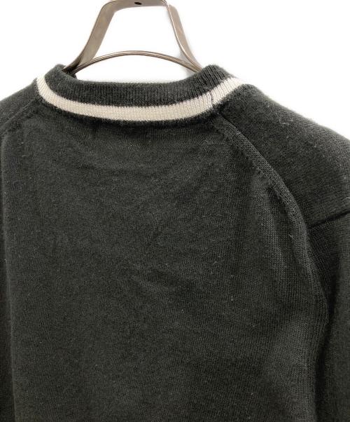 BLACK COMME des GARCONS（ブラックコムデギャルソン）BLACK COMME des GARCONS (ブラックコムデギャルソン) ラインドカーディガン ブラック サイズ:Sの古着・服飾アイテム