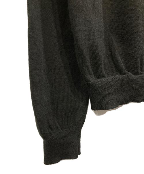 BLACK COMME des GARCONS（ブラックコムデギャルソン）BLACK COMME des GARCONS (ブラックコムデギャルソン) ラインドカーディガン ブラック サイズ:Sの古着・服飾アイテム