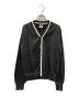 BLACK COMME des GARCONS（ブラックコムデギャルソン）の古着「ラインドカーディガン」｜ブラック