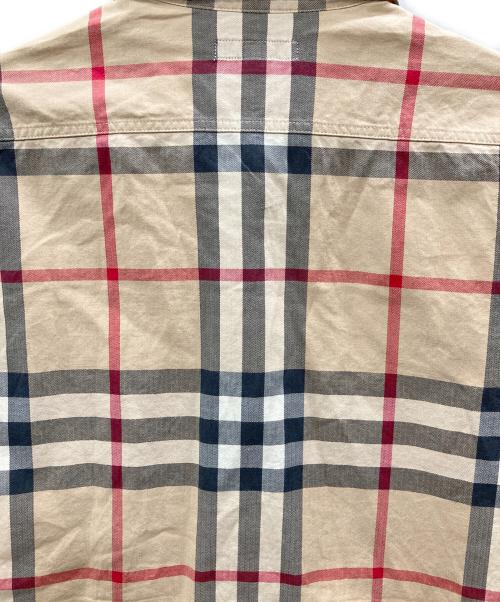 BURBERRY LONDON（バーバリーロンドン）BURBERRY LONDON (バーバリーロンドン) メガチェック レギュラーカラーシャツ ベージュ サイズ:Lの古着・服飾アイテム