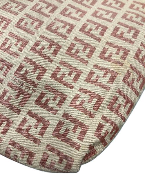 FENDI（フェンディ）FENDI (フェンディ) ズッキーノ キャンバス ショルダーバッグ ピンクの古着・服飾アイテム