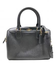 COACH（コーチ）の古着「ミニ ベネット サッチェル ミニボストンバッグ」｜ブラック