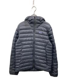 Patagonia（パタゴニア）の古着「メンズ・ダウン・セーター・フーディ」｜ネイビー