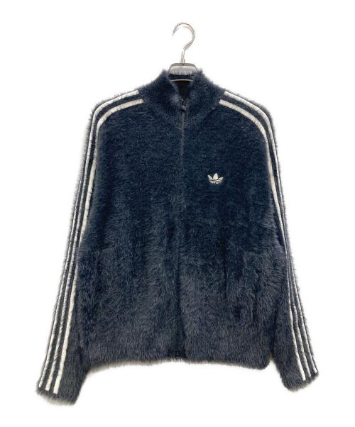 adidas Originals（アディダスオリジナル）adidas originals (アディダスオリジナル) フェイクモヘヤ クラシック トラックトップ ブラック サイズ:Mの古着・服飾アイテム