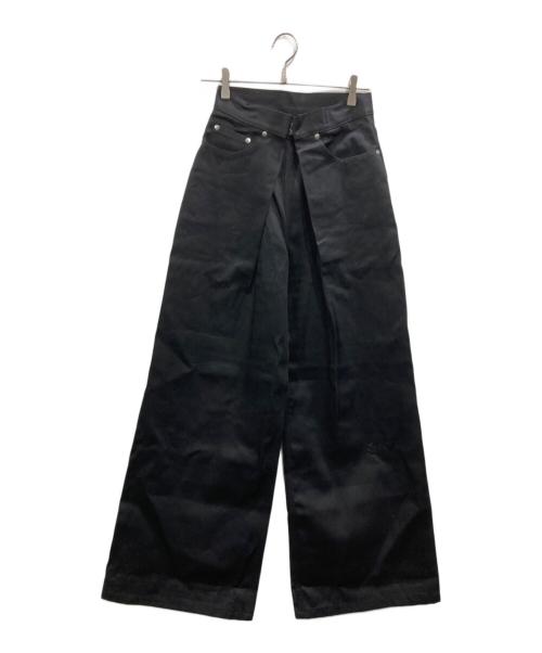 JOHN LAWRENCE SULLIVAN（ジョン ローレンス サリバン）JOHN LAWRENCE SULLIVAN (ジョン ローレンス サリバン) RIGID DENIM WIDE PANTS ブラック サイズ:Ｓの古着・服飾アイテム