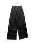 JOHN LAWRENCE SULLIVAN (ジョン ローレンス サリバン) RIGID DENIM WIDE PANTS ブラック サイズ:Ｓ：17000円