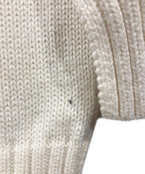 POLO RALPH LAUREN（ポロ・ラルフローレン）POLO RALPH LAUREN (ポロ・ラルフローレン) ポロベアコットンクルーネックニット アイボリー サイズ:Mの古着・服飾アイテム