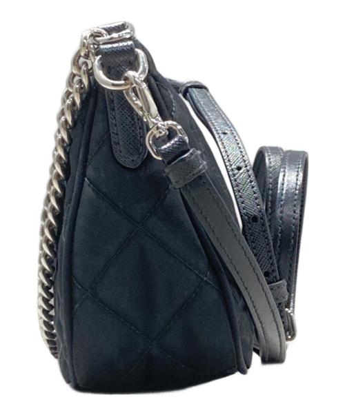 PRADA（プラダ）PRADA (プラダ) テスート インプントゥ 2WAYチェーンショルダーバッグ ブラックの古着・服飾アイテム