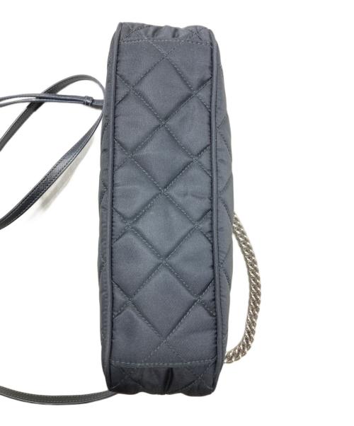 PRADA（プラダ）PRADA (プラダ) テスート インプントゥ 2WAYチェーンショルダーバッグ ブラックの古着・服飾アイテム
