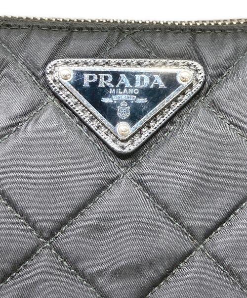 PRADA（プラダ）PRADA (プラダ) テスート インプントゥ 2WAYチェーンショルダーバッグ ブラックの古着・服飾アイテム