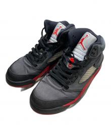 NIKE（ナイキ）の古着「AIR JORDAN 5 RETRO "SATIN BRED"」｜ブラック×レッド