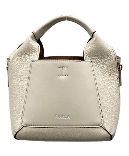 FURLA（フルラ）FURLA (フルラ) GILDA ミニトートバッグ アイボリーの古着・服飾アイテム