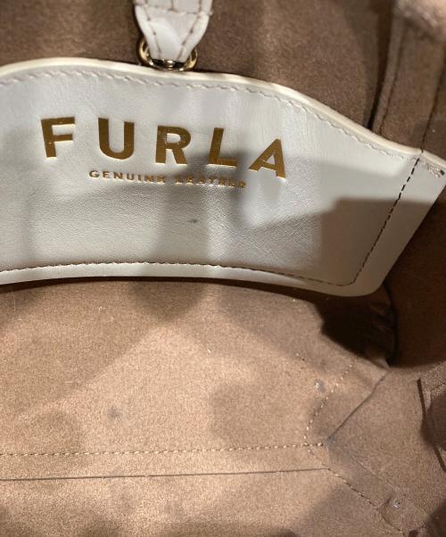 FURLA（フルラ）FURLA (フルラ) GILDA ミニトートバッグ アイボリーの古着・服飾アイテム