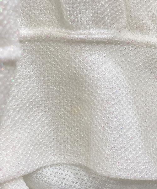 COMME des GARCONS HOMME PLUS（コムデギャルソンオムプリュス）COMME des GARCONS HOMME PLUS (コムデギャルソンオムプリュス) シャーリングカーディガン ホワイト サイズ:Sの古着・服飾アイテム